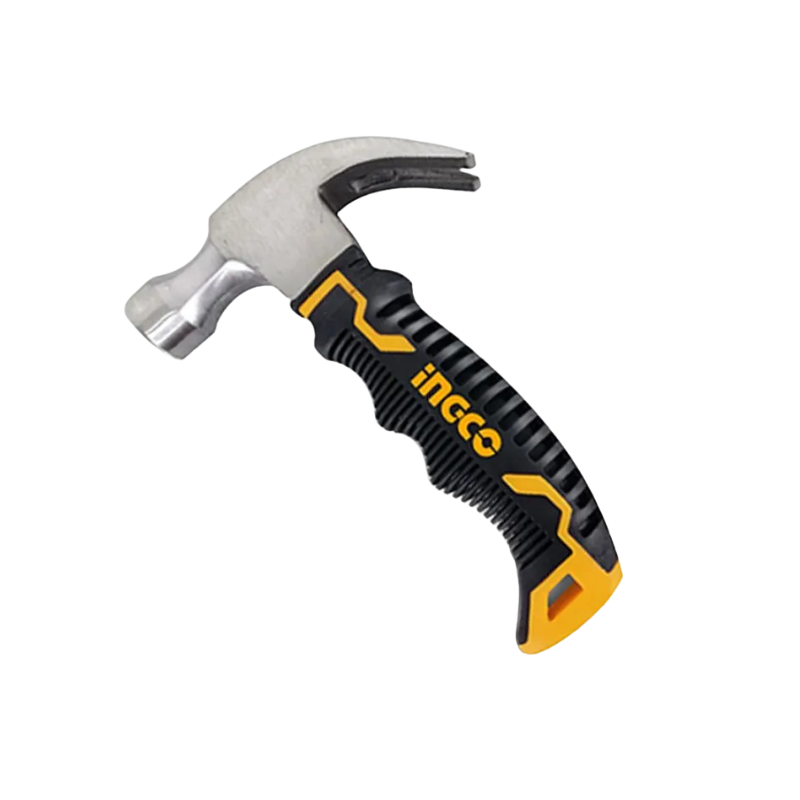 INGCO HCH81008D, 8OZ Mini Drop-Forged Claw Hammer with Ergonomic Fibreglass Handle