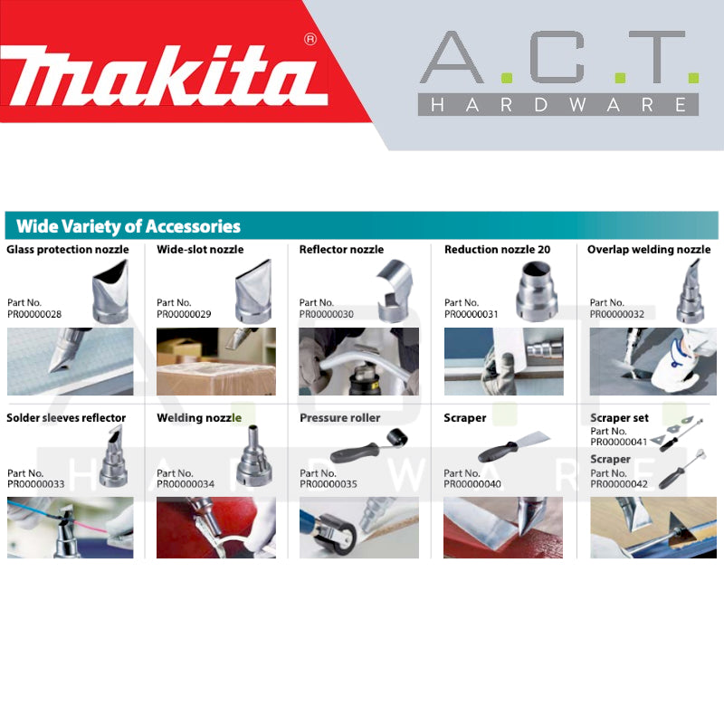 MAKITA HG6531CK CORDED HEAT GUN WITH LCD DISPLAY & ACCESSORIES