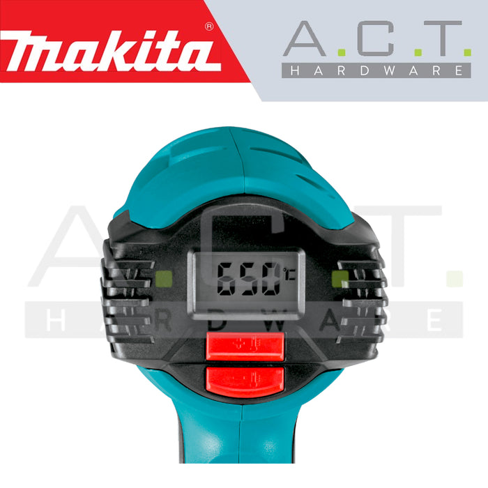 MAKITA HG6530VK CORDED HEAT GUN WITH LCD DISPLAY & ACCESSORIES