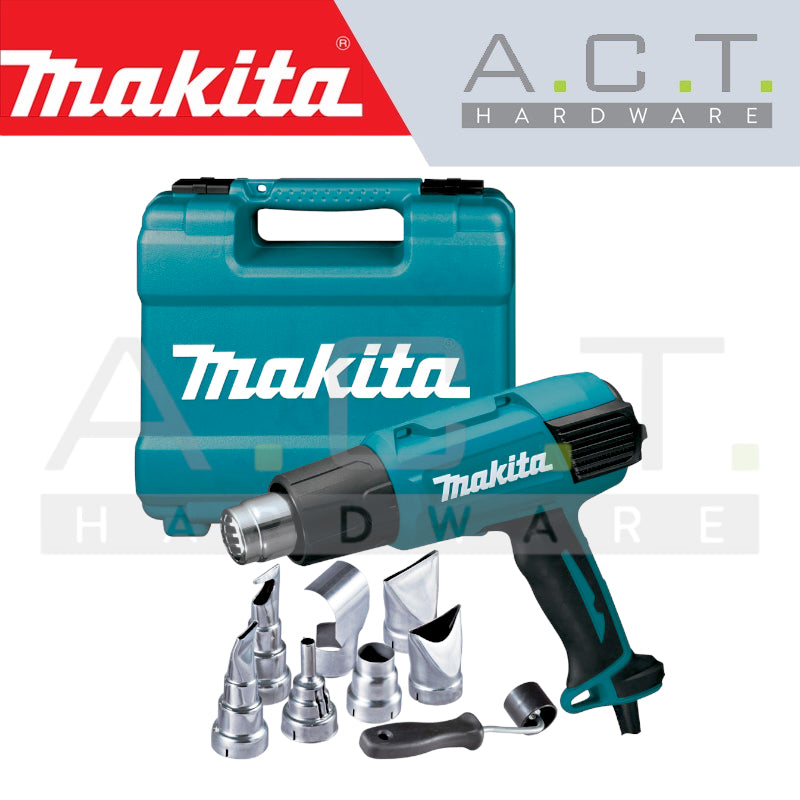 MAKITA HG6531CK CORDED HEAT GUN WITH LCD DISPLAY & ACCESSORIES Main image