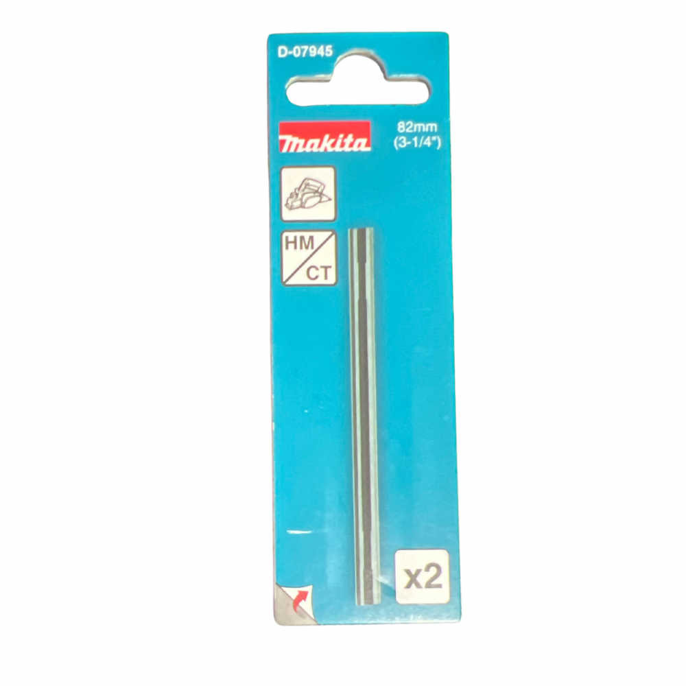 MAKITA D-07945 MINI PLANER BLADE 82MM TC (2PCS/PKG)