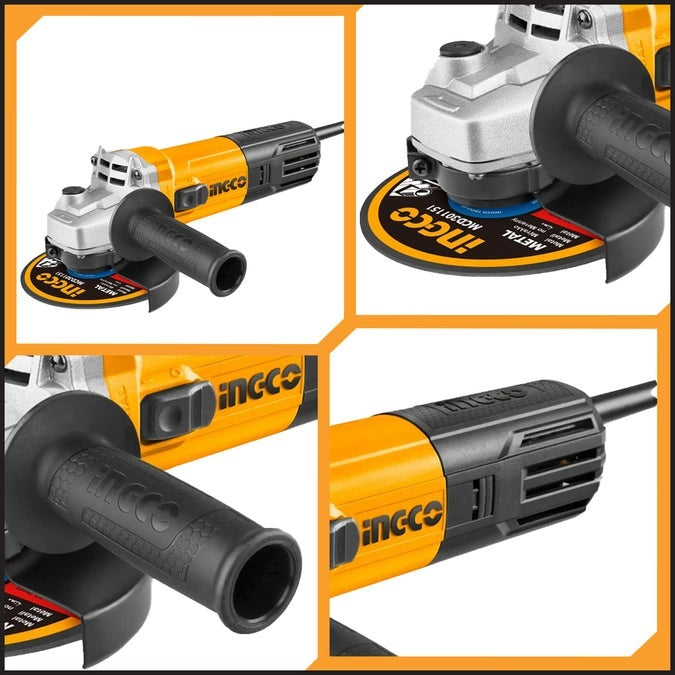 INGCO 100MM (4") ANGLE GRINDER, 750W, AG750282