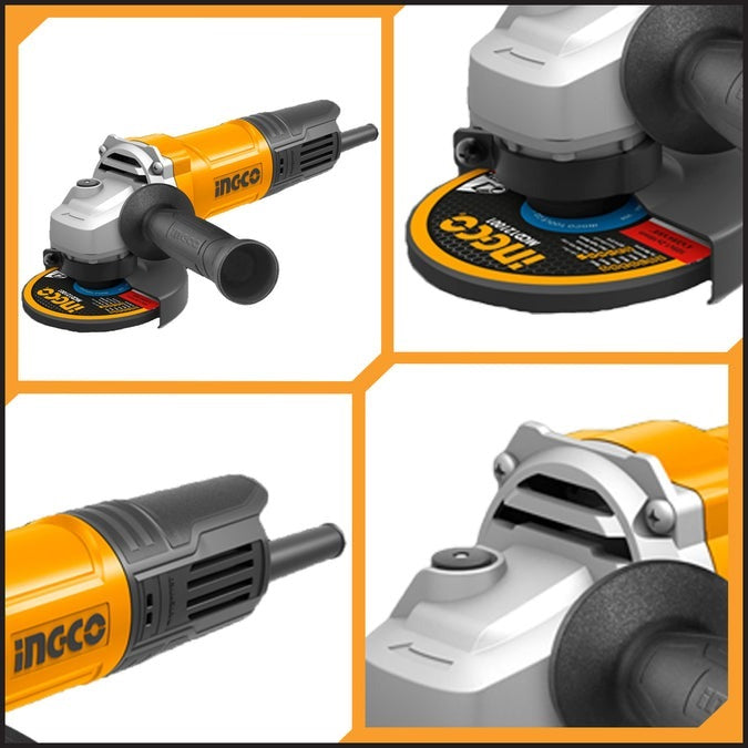 INGCO 100MM (4") ANGLE GRINDER, 900W, AG900282 Secondary image