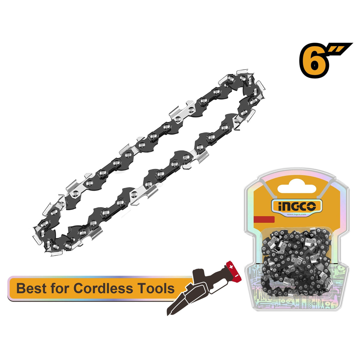 INGCO CHAIN SAW BLADE 6" AGSC50601 (FOR CGSLI2068/20686) Main image