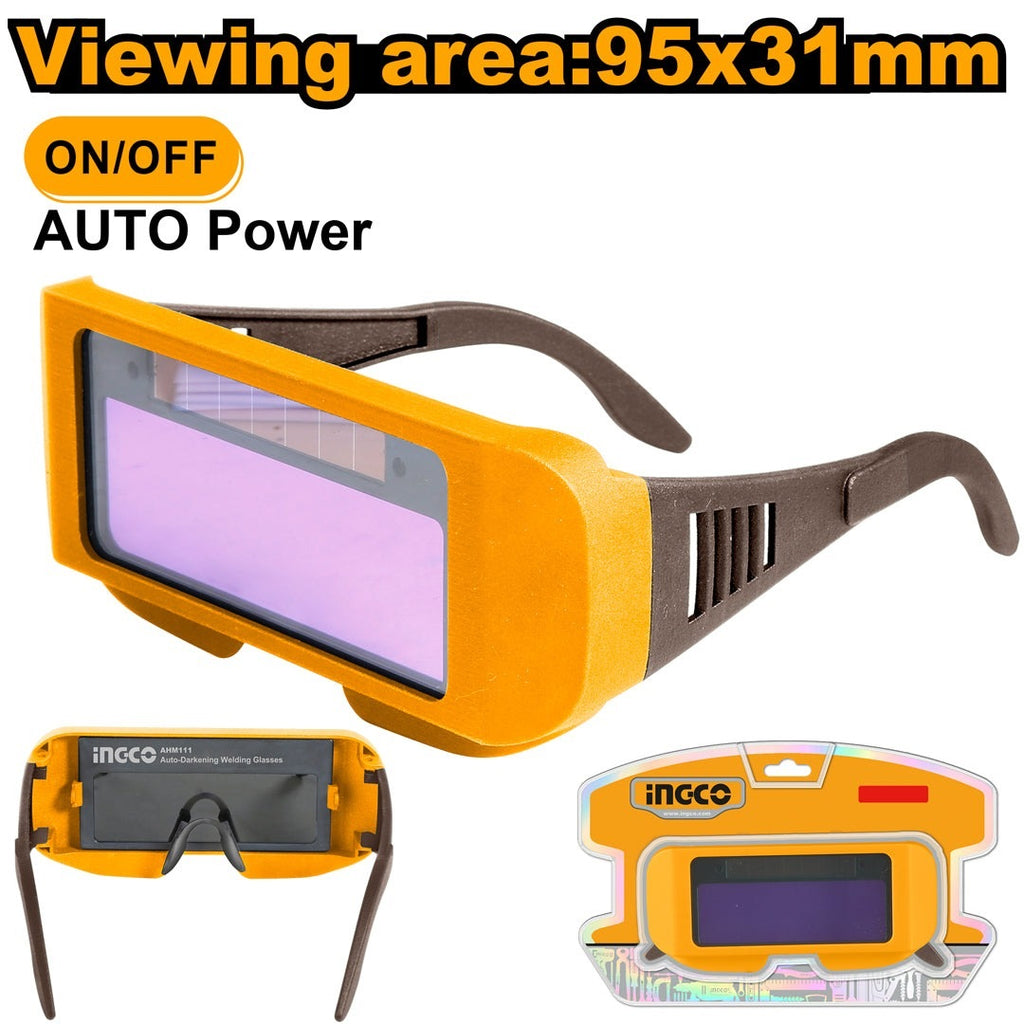 INGCO AUTO DARKENING WELDING GLASSES AHM111