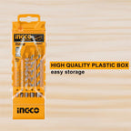 INGCO 5PCS MASONRY DRILL BIT SET 4,5,6,8 & 10MM AKD3051