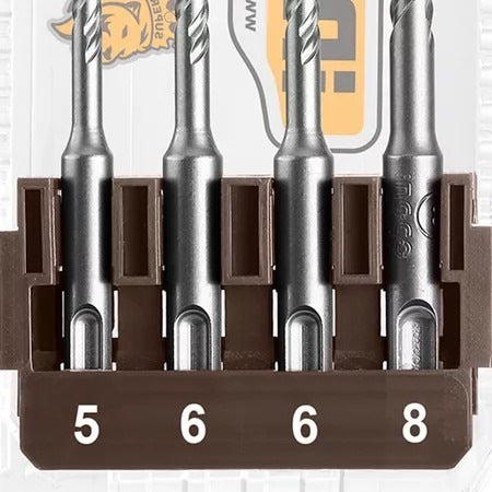 INGCO 8PCS SDS DRILL BIT 5~10MM AKDL11806 Secondary image