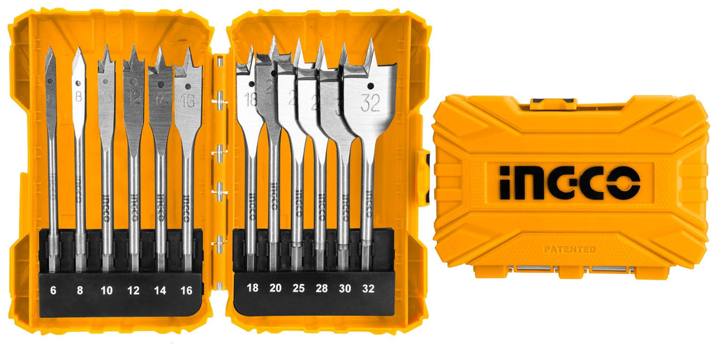 INGCO 12PCS WOOD ZIP BIT SET 6.0-32MM AKDL1201