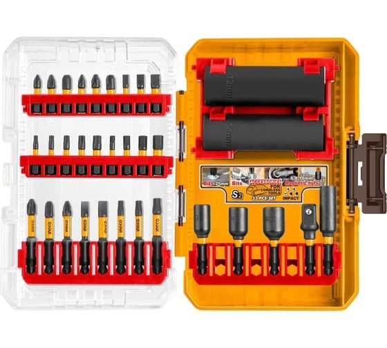 INGCO 33PCS IMPACT DRIVER BITS + SOCKET SET AKDL63306 Secondary image