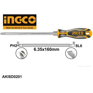 INGCO 2 IN 1 INTERCHANGEABLE SCREWDRIVER AKISD0201