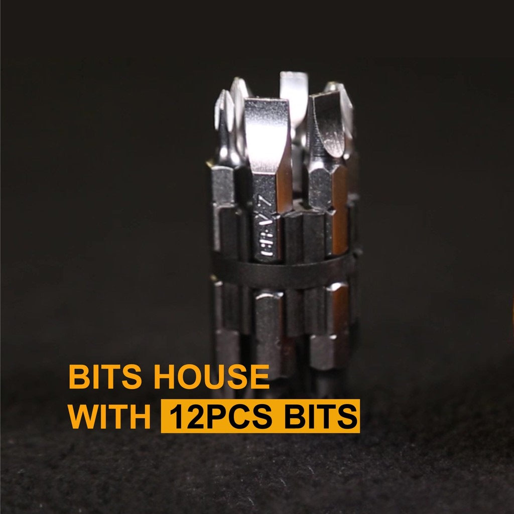 INGCO 13 IN 1 RATCHET SCREWDRIVER SET AKISD1208