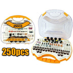 INGCO 250PCS ACCESSORIES FOR MINI DRILL AKMG2501