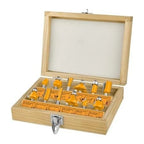INGCO 12 PCS 6MM SHANK ROUTER BIT SET AKRT1201