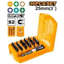 INGCO 30PCS 25MM IMPACT INSERT DRIVER BIT AKSD68303 Main image