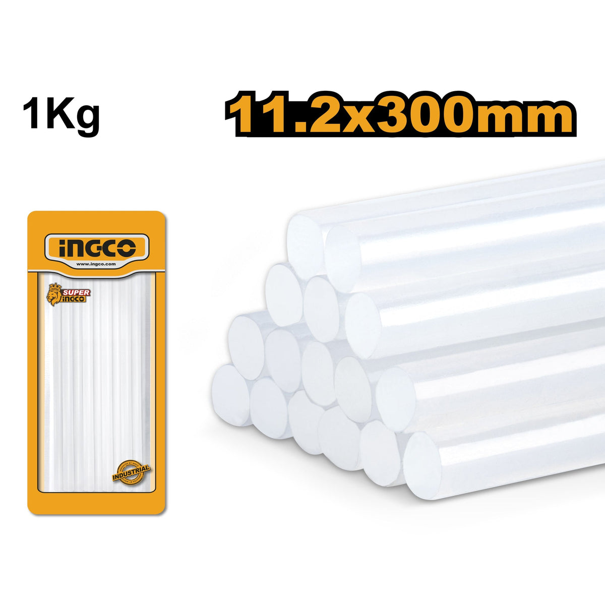 INGCO GLUE STICK 11.2MM X 30CM 1 KG PACK AKTGS3011 Main image