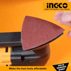 INGCO 20PCS 80MM DELTA SANDING SHEET GRIT 40,60,80,120 AKTS080201
