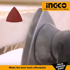 INGCO 20PCS 80MM DELTA SANDING SHEET GRIT 40,60,80,120 AKTS080201