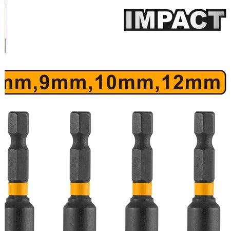 INGCO 6 PCS MAGNETIC SOCKET 6,7,8,9,10&12MM AMN65061