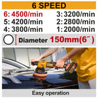 INGCO 20V BL 6" ANGLE POLISHER 2000-4500RPM 1X4.0AH+STORAGE BOX APLI20158