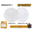 INGCO 2PCS 10" POLISHING+CLEANING PADS (PURE WOOL & PURE COTTON) APP25402