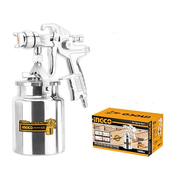 INGCO HVLP SPRAY GUN, NOZZLE 1.4MM 1.0L TANK ASG2101
