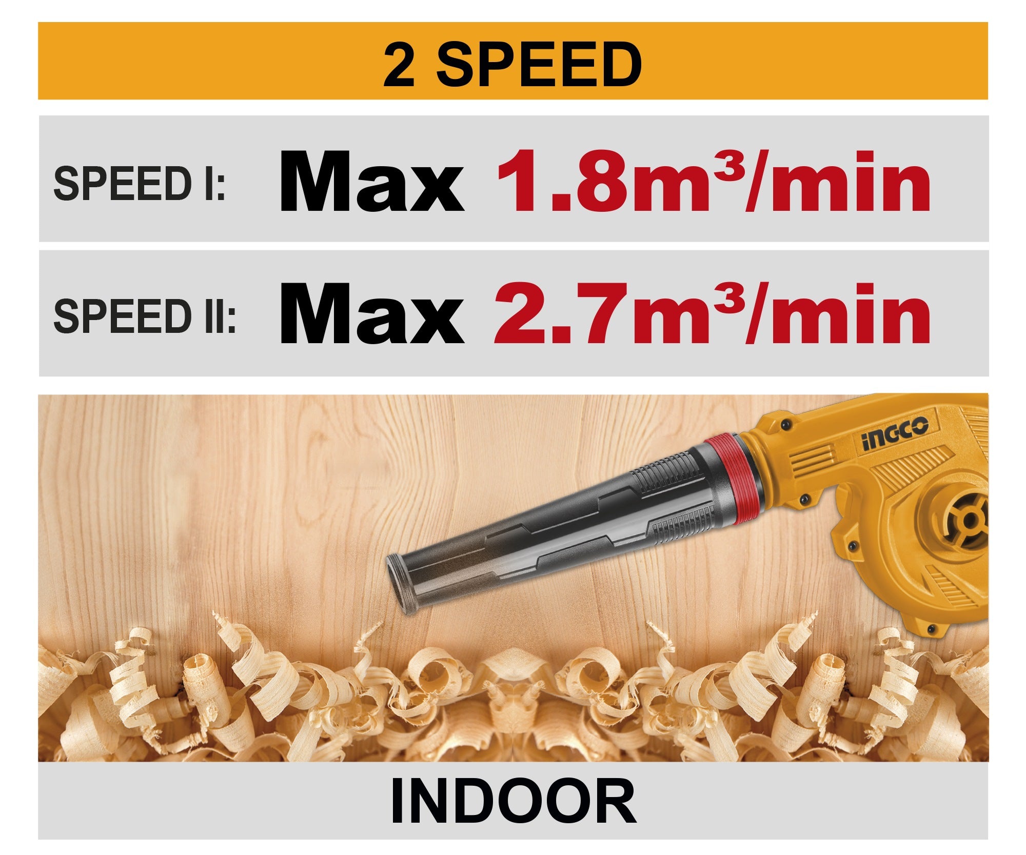 INGCO 20V LI-ION BLOWER CABLI200181 1X2.0AH +CHARGER CABLI200181 Secondary image
