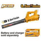 INGCO 20V LI-ION LEAF BLOWER 15,000RPM 8.5M3/MIN CABLI20323 (BARE UNIT)