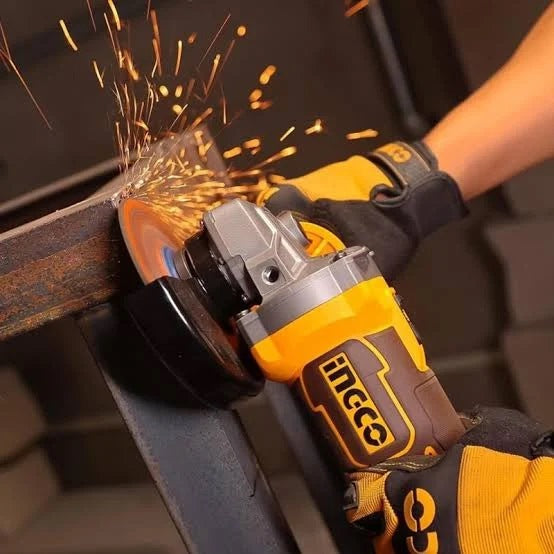INGCO 20V LI-ION 3-SPEED ANGLE GRINDER 4" 1200W 2X5.0AH+CASE CAGLI2120232