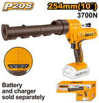 INGCO 20V LI-ION CORDLESS CAULKING GUN 254MM CCGLI2001 (BARE UNIT)