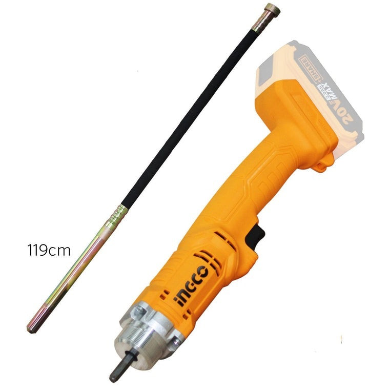 INGCO 20V CORDLESS CONCRETE VIBRATOR 35MMØX1.2M CCVLI202301 (BARE UNIT)