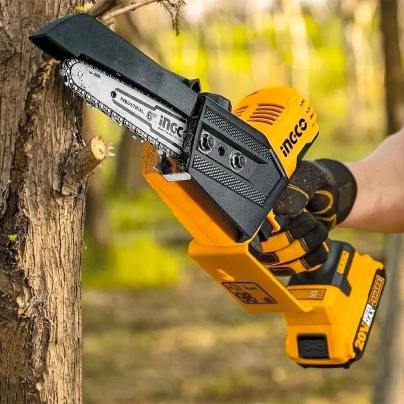 INGCO 20V BRUSHLESS MINI PRUNING CHAIN SAW, 6" CGSLI2068 (BARE UNIT) Secondary image