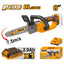 INGCO 20V BRUSHLESS CHAIN SAW 8" 1X2.0AH + CHARGER CGSLI20851