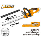 INGCO 20V HEDGE TRIMMER 450MM CHTLI20018 (BARE UNIT)