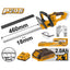 INGCO 20V HEDGE TRIMMER 450MM 1X2.0AH & CHARGER CHTLI20461