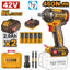 INGCO 42V BL IMPACT WRENCH 460NM 2X2.0AH & CASE CIWLI42462