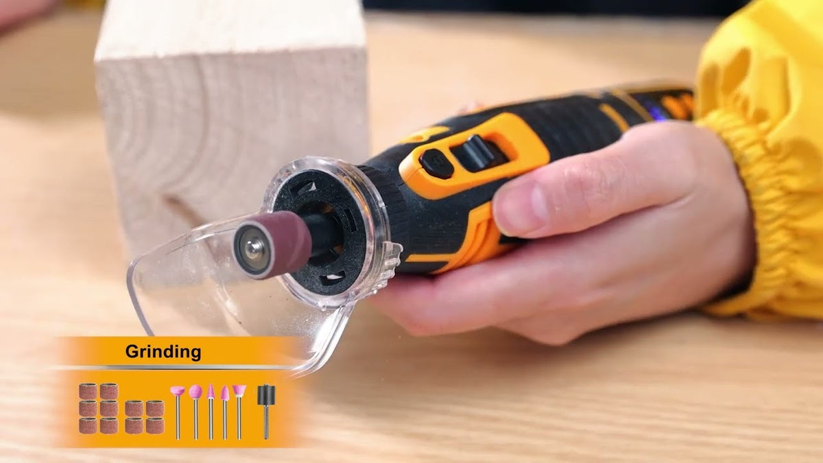 INGCO 8V CORDLESS GRINDER (NO USB CHARGER) + 67 ACCESSORIES CMGLI0801