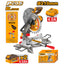 INGCO 20V LI-ION MITRE SAW, 8-1/4" 210MM 2X4.0AH+CHARGER CMS20212