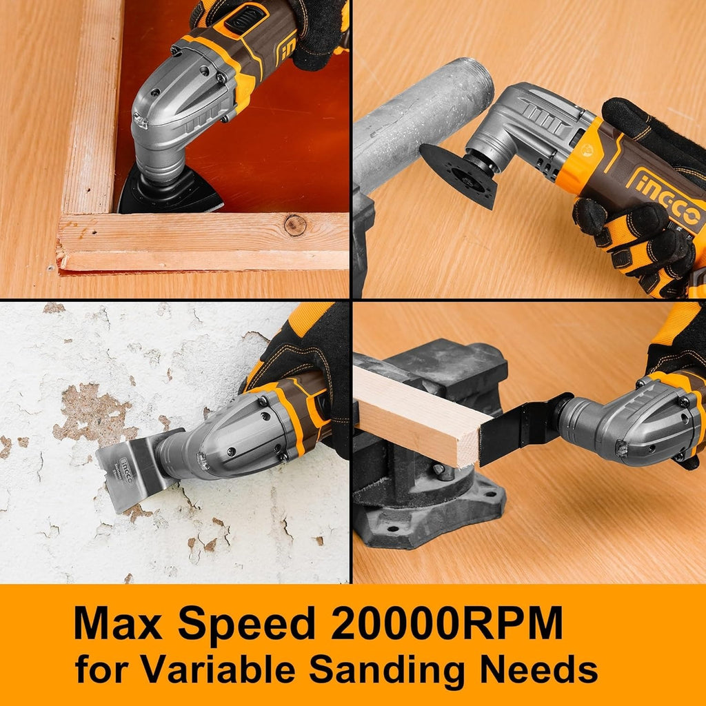 INGCO 20V MULTI TOOL+HOT AIR GUN COMBO 1X4.0 CHRG+CASE COSLI230703