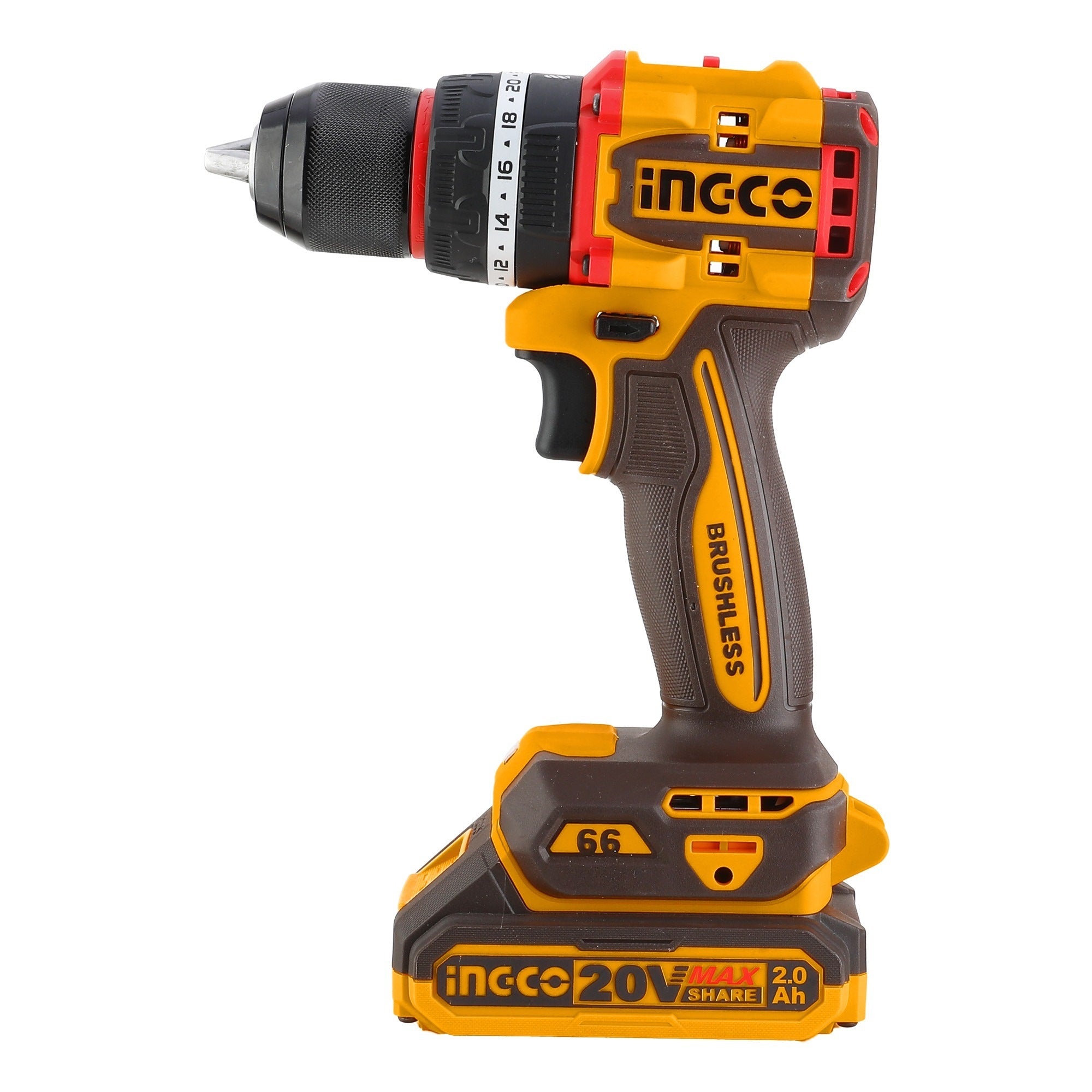 INGCO 20V 3PC IMPACT DRILL;DRIVER;BLOWER COMBO 2X2.0AH+CHARGER COSLI250182 Secondary image