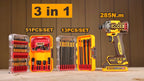 INGCO 285NM IMPACT DRIVER +2 SETS OF DRIVER BITS COMBO COSLI250784