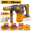 INGCO 20V LI-ION BL ROTARY HAMMER 28MMØ 2X5.0AH CHRG+BITS+CASE CRHLI202862