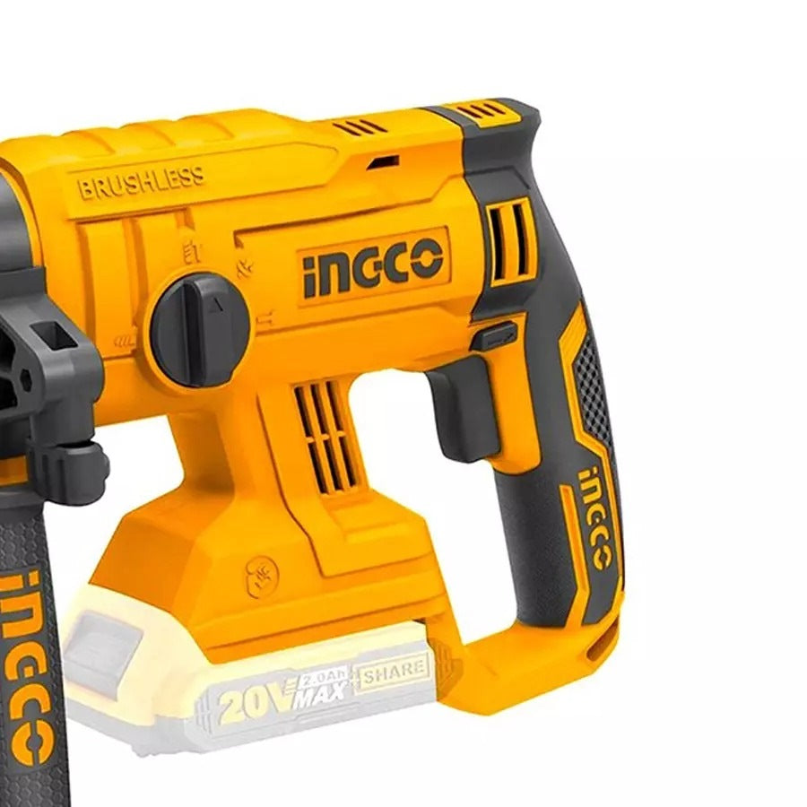 INGCO 20V LI-ION ROTARY HAMMER CRHLI2201 (BARE UNIT)