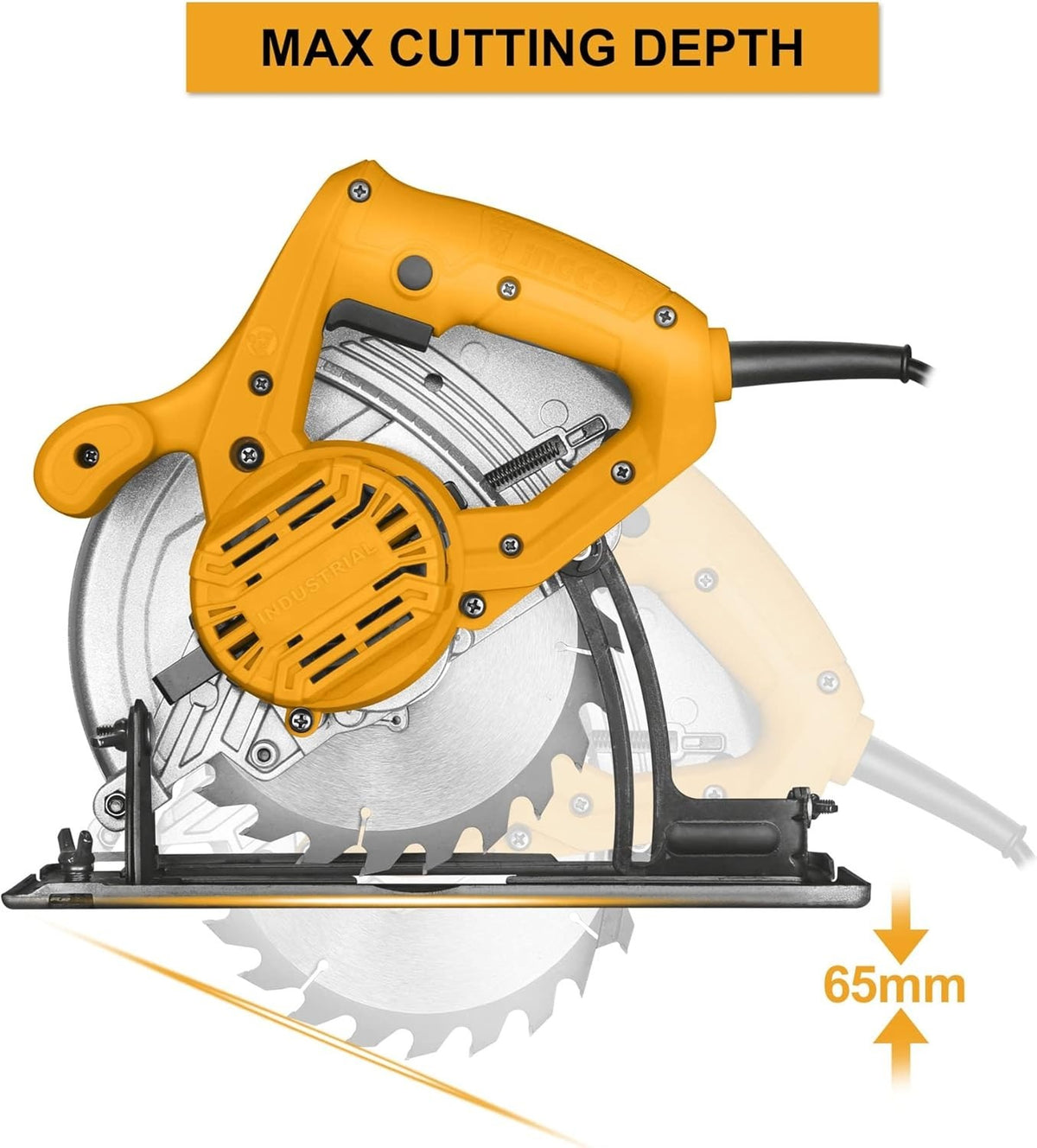 INGCO CIRCULAR SAW 185MM 1400W CS18538