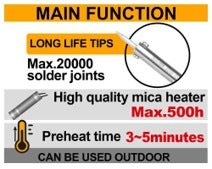 INGCO 20V LI-ION SOLDERING IRON 40W CSILI2001 (BARE UNIT)