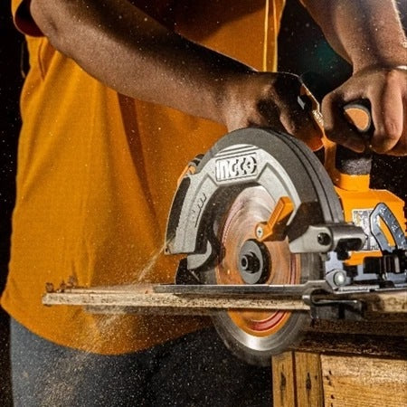 INGCO 20V LI-ION BRUSHLESS CIRCULAR SAW 185MM CSLI1851 (BARE UNIT)
