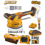 INGCO 20V TILE VIBRATION MACHINE1X2.0AH CHARGER KNEE PADS+BOX CTVLI20015