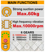 INGCO 20V TILE VIBRATION MACHINE1X2.0AH CHARGER KNEE PADS+BOX CTVLI20015