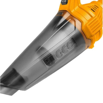 INGCO 12V CORDLESS VACUUM CLEANER BUILT-IN BATTERY (/W USB CHARGER) CVLI2026