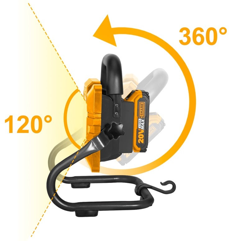 INGCO 20V LI-ION WORK LAMP 20W 1800 LUMENS CWLI2025 (BARE UNIT)