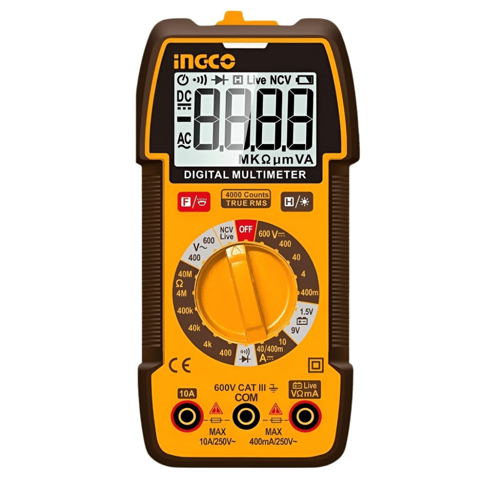 INGCO DIGITAL MULTIMETER 1000V 6000 COUNT AUTO RANGE DM310004 Secondary image